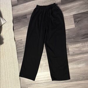 Black Relaxed Fit Pants